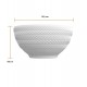 Bowl 400ml 12,5cm Chevron Porcelana Germer